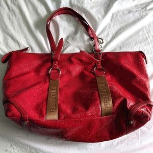 Piero Guidi Red Women's Handbag